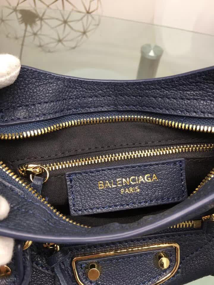 BALENCIAG巴黎世家 原版義大利進口山羊皮 小金釘 可單肩斜挎  BL1303